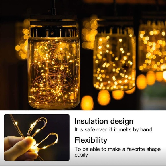 COPY - 200 Copper fairy string lights - Picture 3 of 13